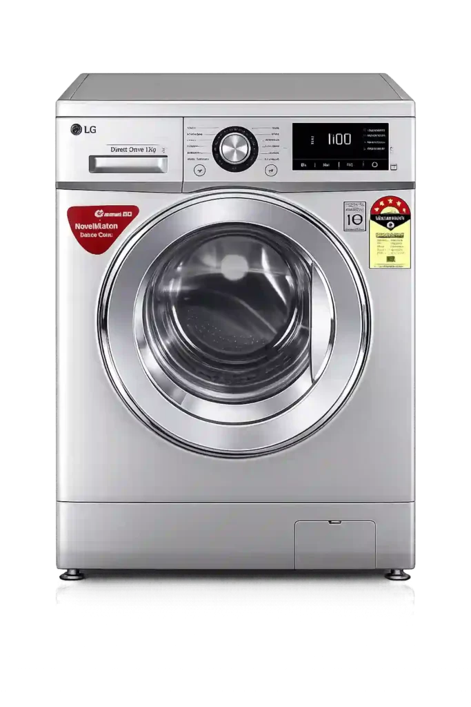 Front load washing machine for washing machine repair services in Saudi Arabia.