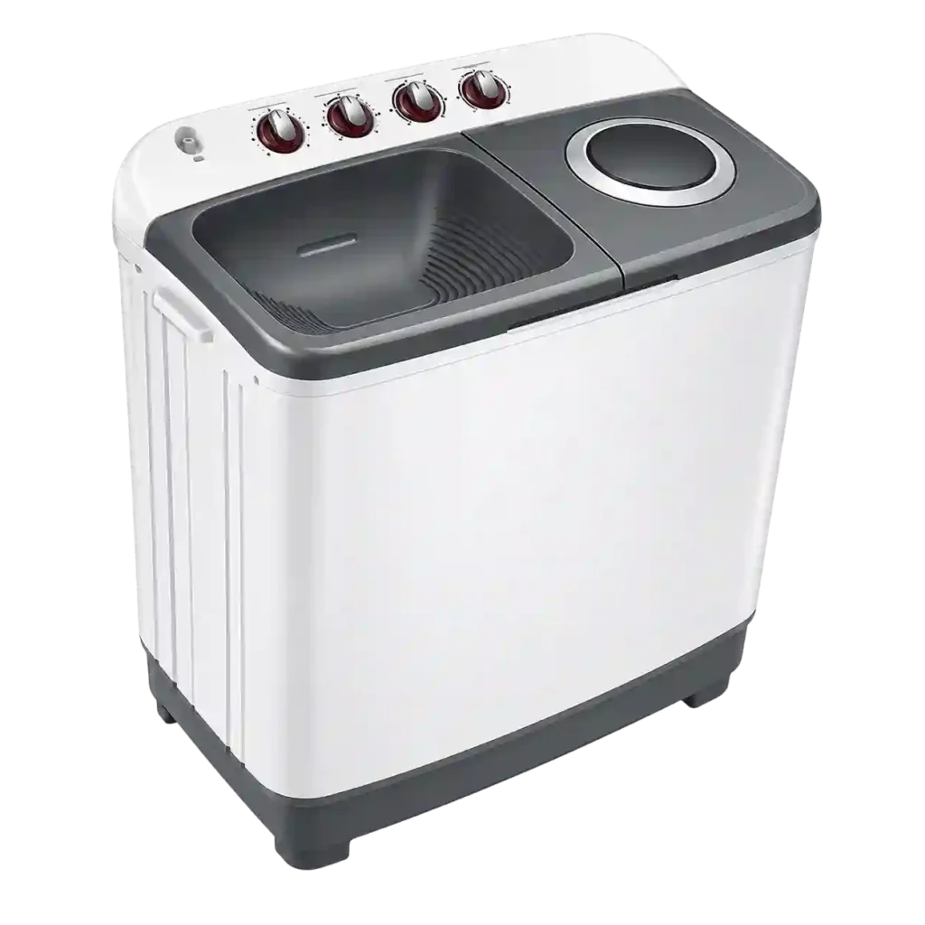 Semi-automatic washing machine supported by washing machine repair services in Saudi Arabia.